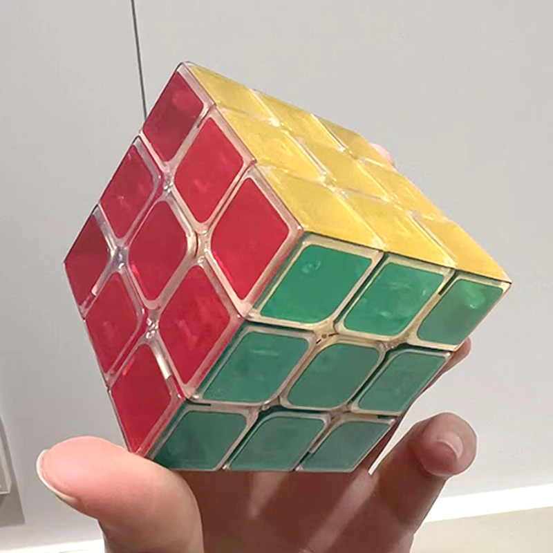 ลูกบาศก์ใส 3x3x3 หมุนเร็ว ลื่นไหล ของเล่นเสริมพัฒนาการทางประสาทสัมผัส สำหรับผู้ที่มีความวิตกกังวล สมาธิสั้น ออทิสติก кубик рубик Cubo Infinito