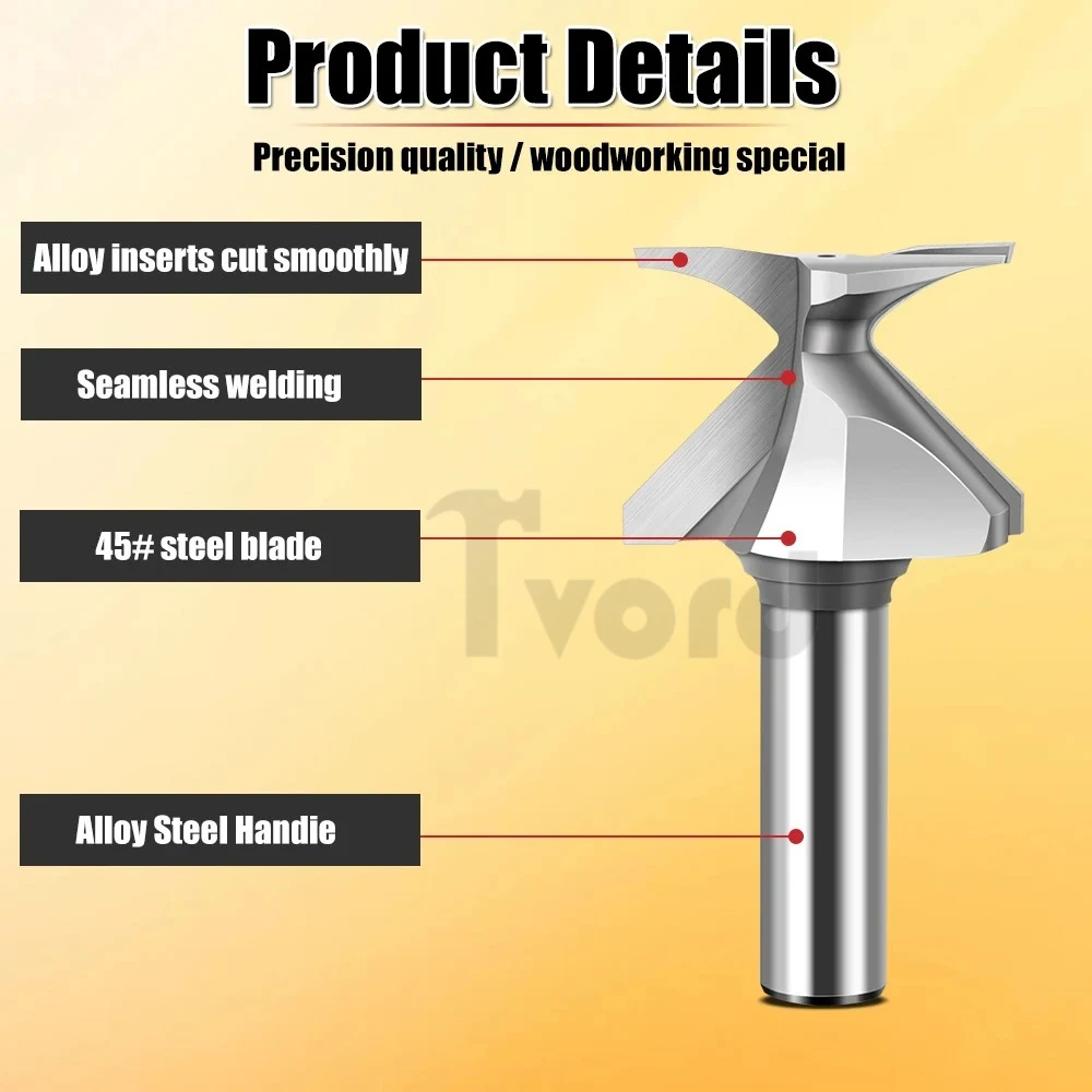 Arc Bending Integrated Knife Forming Knife R18/30/50 Router Bits For Wood Door/Wall Cabinet 1/2inch-1/4inch-6mm-12mm Shank