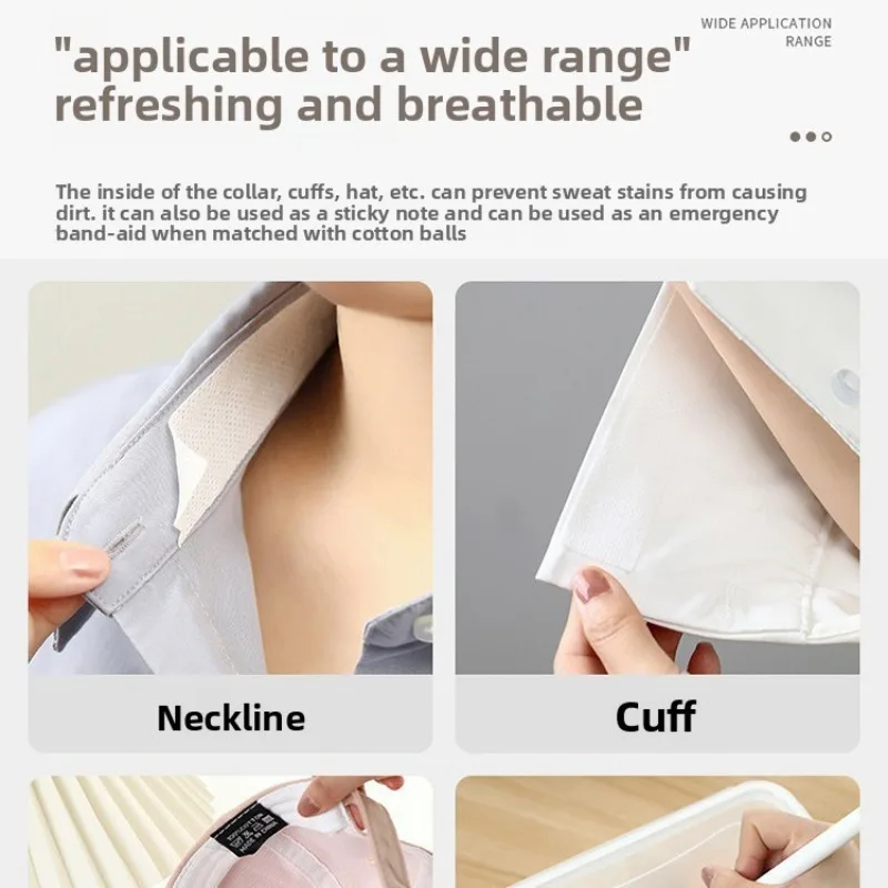 Disposable Oversized Sweat & Stain Guards - Multi-Use for Collars, Hats, Foreheads, Armpits & Sleeves, Anti-Soil Protection