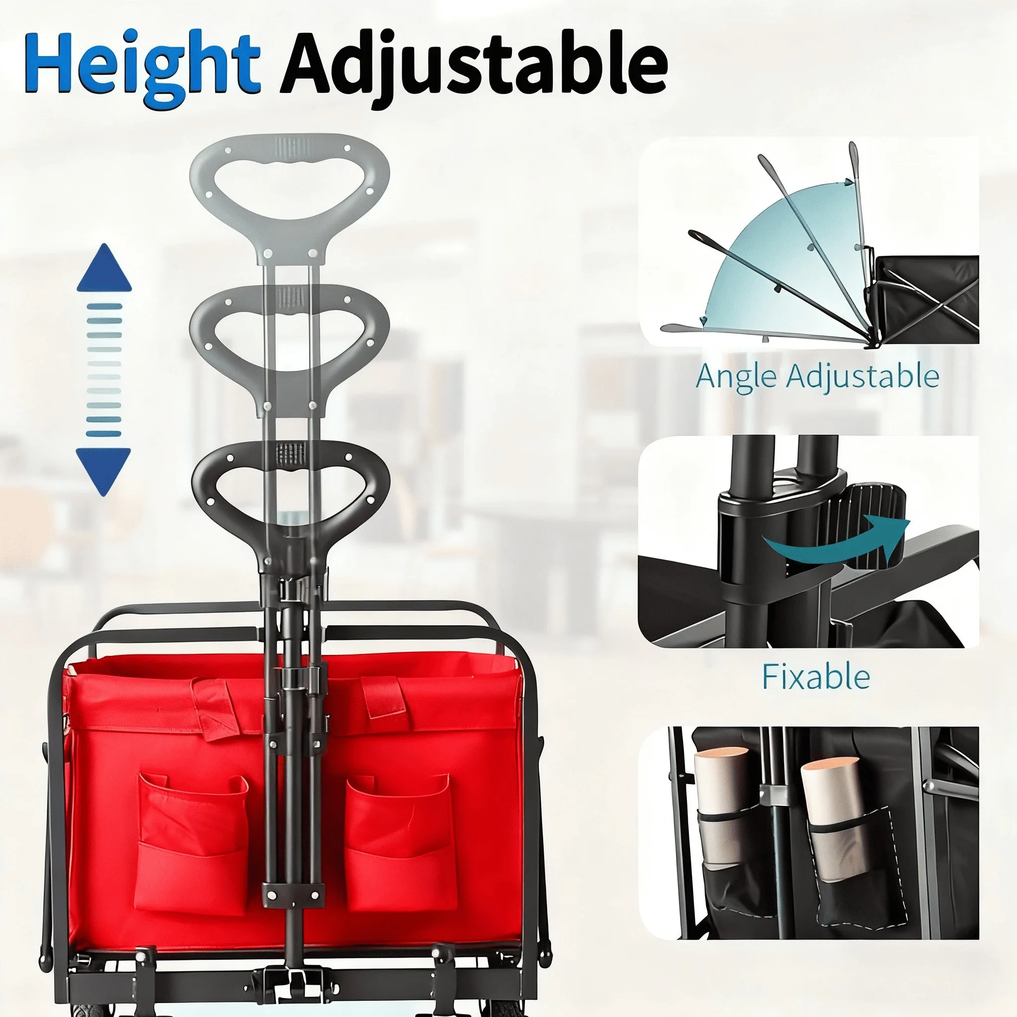 Carrello da Golf Pieghevole Le - Sports Equipment Bag With Wheels recensione e prezzo