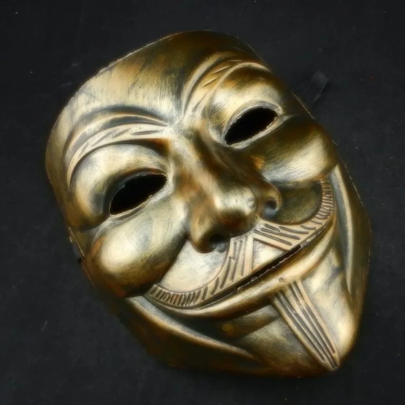 

Маска для косплея V for Vendetta на Хэллоуин, взрослый костюм, маска Гая Фокса, маска Анонимного, маска Макка, маскарадная маска