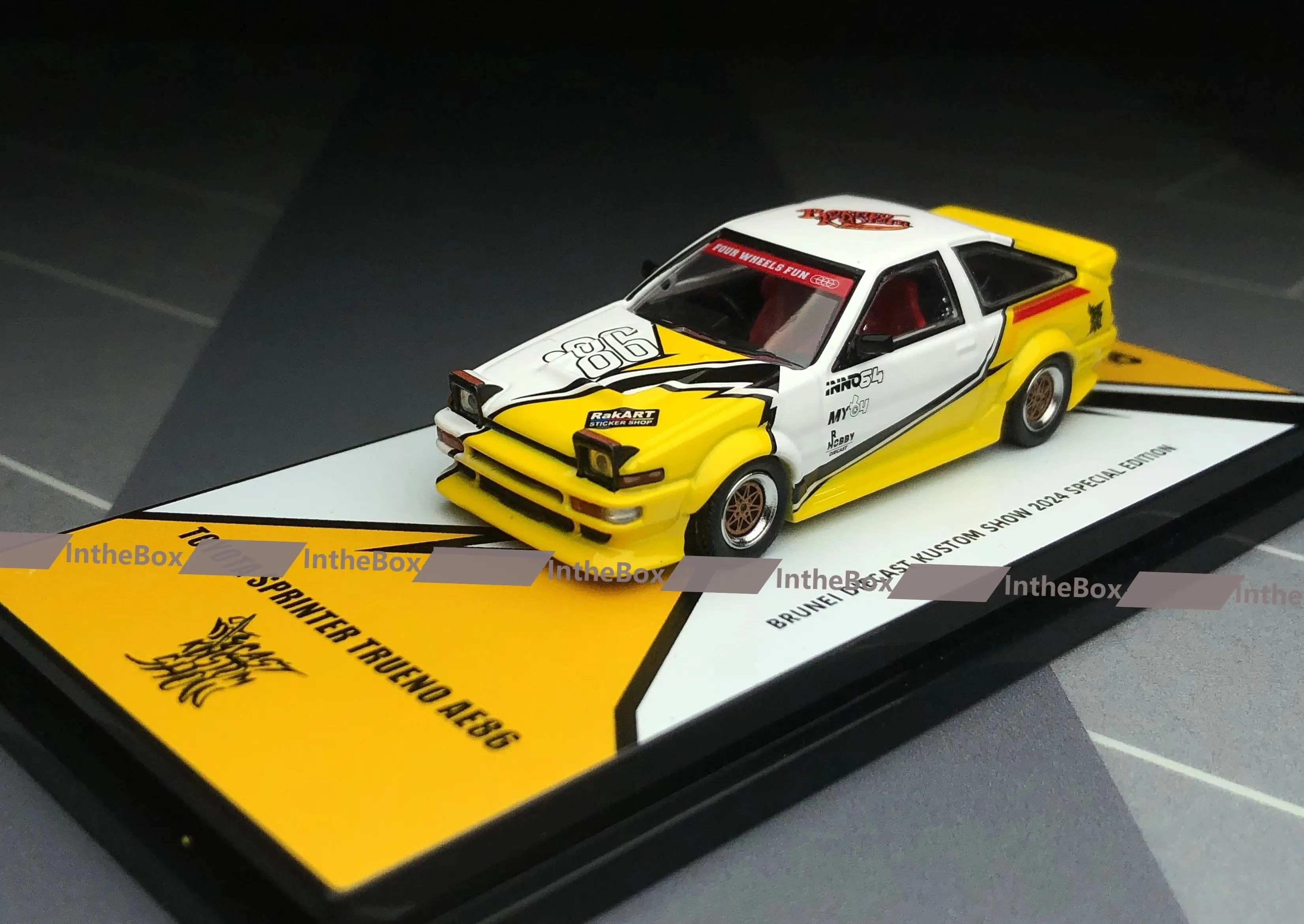 

theBox StoreINNO64 1:64 Sprinter Trueno AE86 "Wildcard" Brunei Exclusive Diecast Model Car Collection Limited Edition Hobby Toys