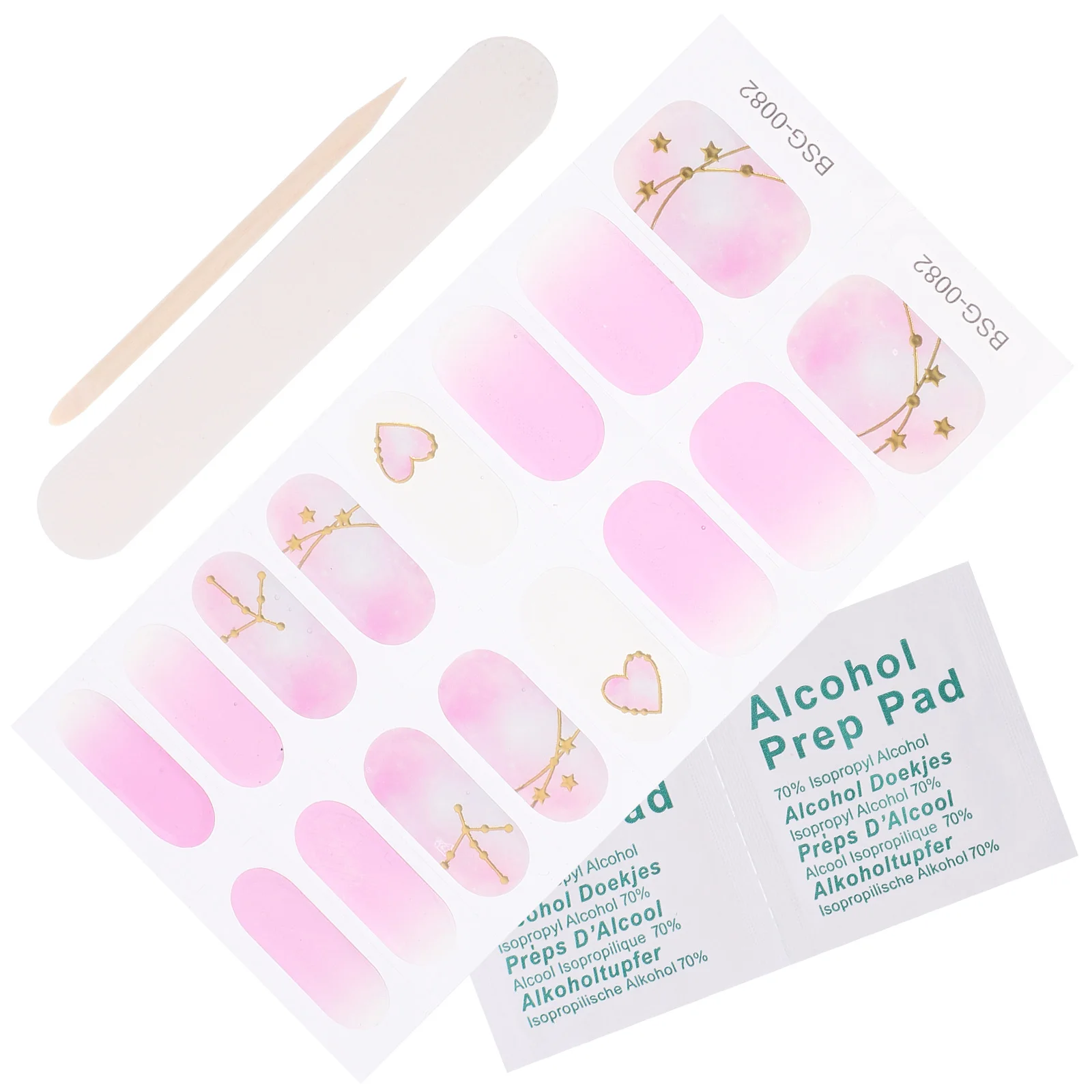 

Stickers UV DIY Sticker for Women Gel Strips Nails Decor Nail Art Supplies Gel Nail Polish Stickers Fake Nails