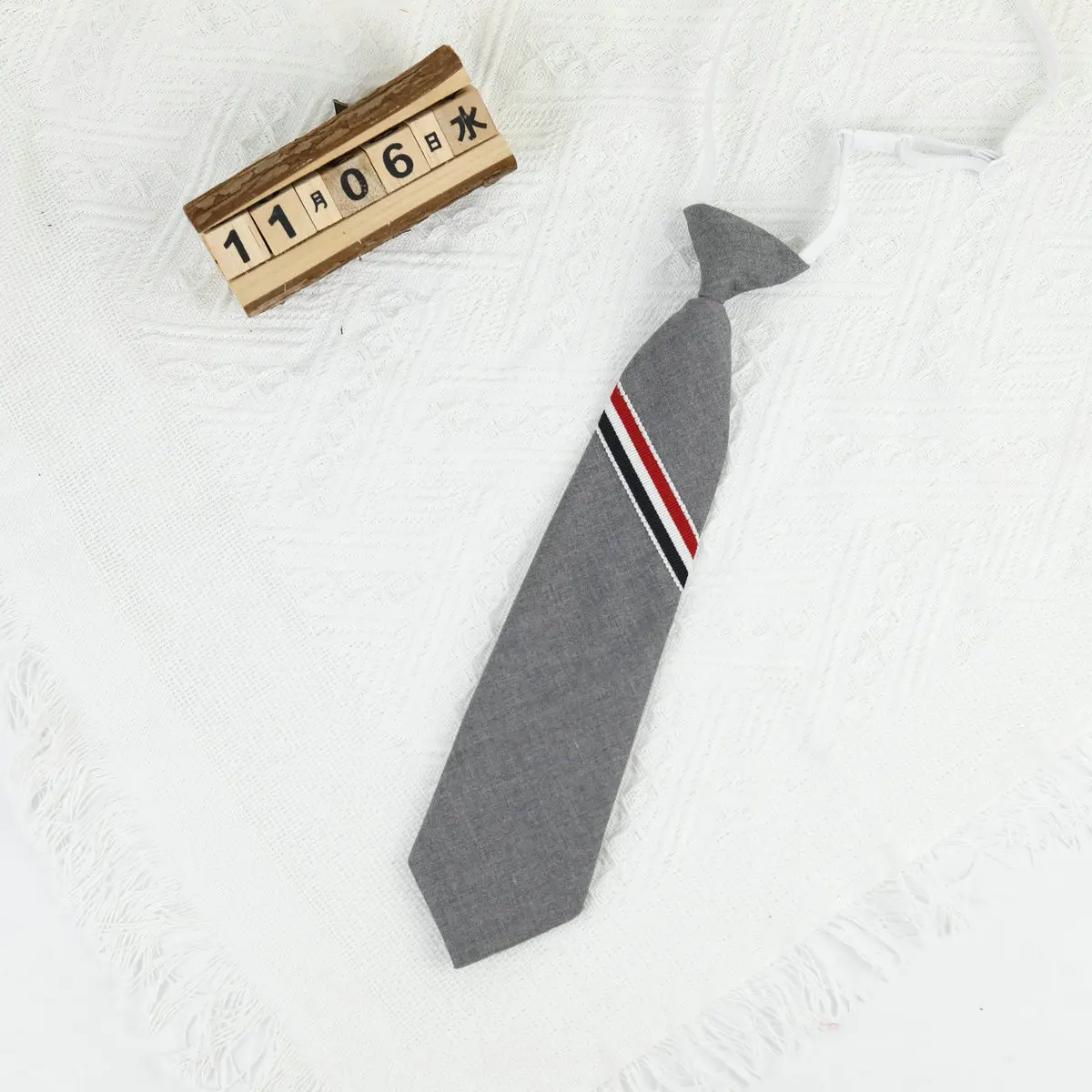 Faul grau jk Krawatten Frauen gestreifte Baumwolle Krawatte Mädchen japanischen Stil für jk Uniform niedlichen Krawatte Hemden Schulmädchen Accessoires – Detail 15