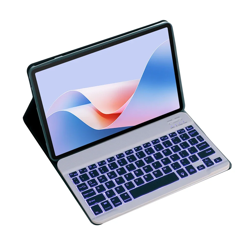 Keyboard Case For Lenovo Tab M10 3rd Gen TB328FU/XU 10.1inch PU Leather Stand Protective Wireless Backlight Keyboard Cover Funda image 2