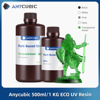 ANYCUBIC Plant-based ECO UV Resin For LCD 3D Printer 3D Printing Material, Ultralow Odor Without Nasty Chemicals