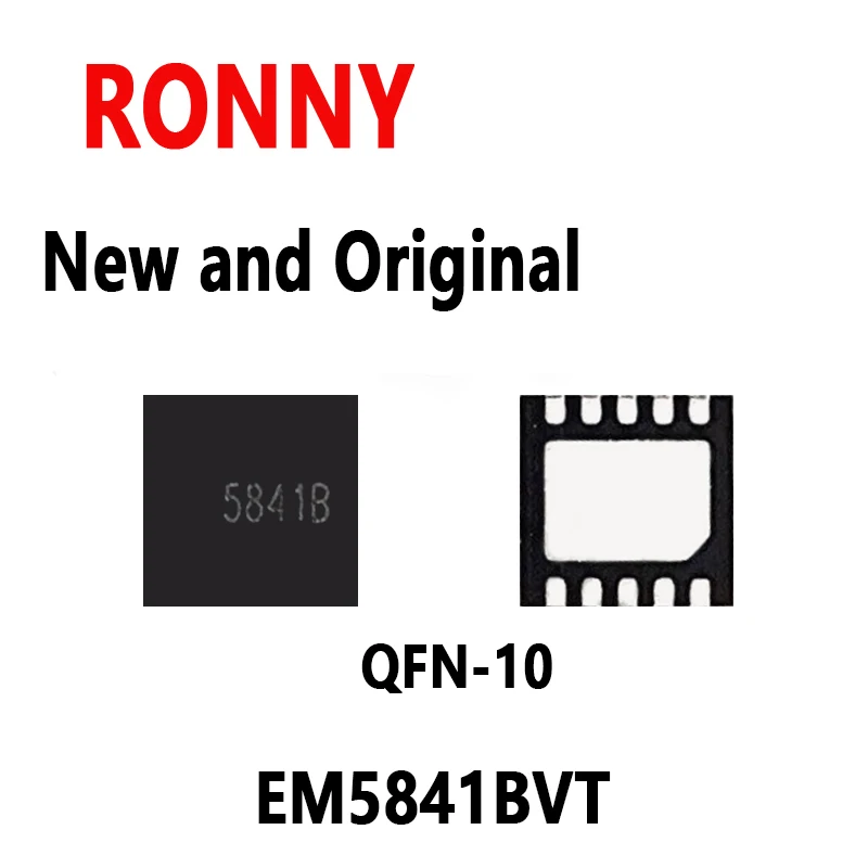 5PCS Neue und Original EM5841B 5841B QFN-10 EM5841BVT
