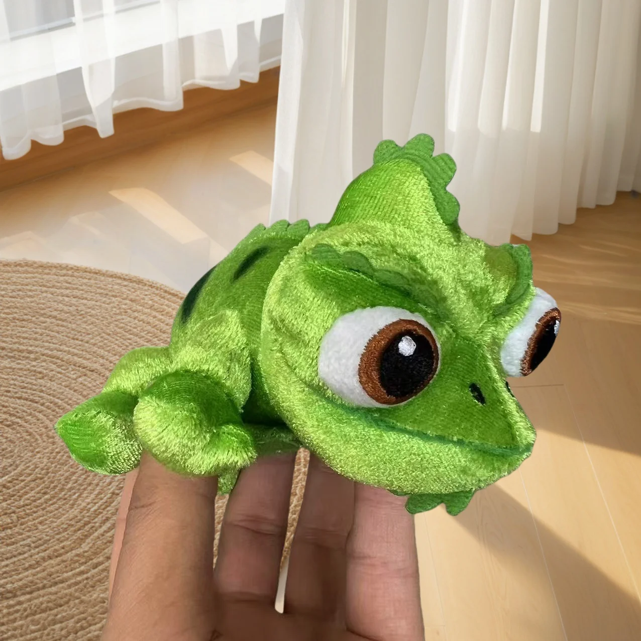 15CM Pascal Rapunzel Chameleon Plush Doll Toy Pascal Stuffed Animals Pascal Rapunzel Shoulder Plush Doll Toys Kid Christmas Gift view 5