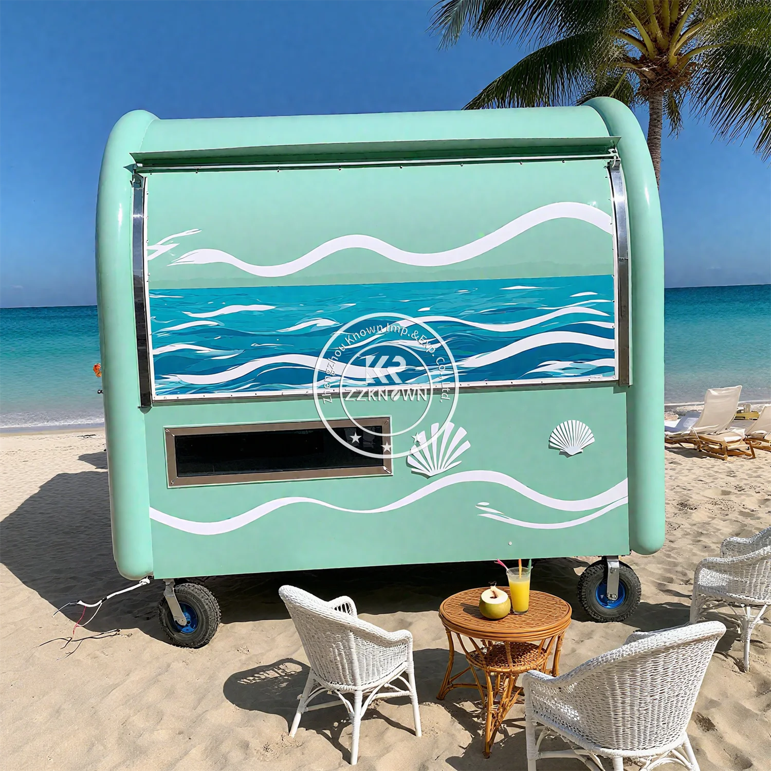 

Small Food Trailer Snack Food Truck Fully Equipmed Coffee Trailer Mobile Bar Trailer Portable Food Truck for Fast Food
