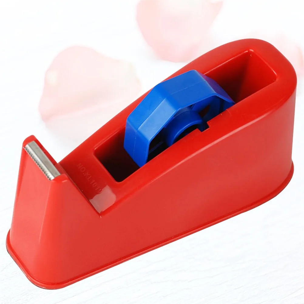 حامل قاطع الشريط، تعبئة كرتونية، جهاز إغلاق موزع المكبس اليدوي، شفرة معدنية مقاومة للصدأ، تصميم مريح متدحرج ناعم #4