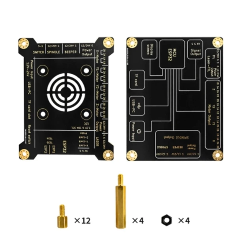 Engraving Machine Mainboard DLC32 V2.1 Writing Machine Main Control Board GRBL Control Board and Case