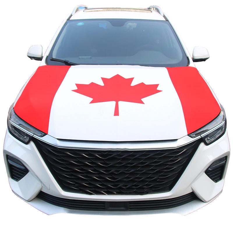National Canada Flag Car Engine Hood Cover Canadian Flag For Decoration