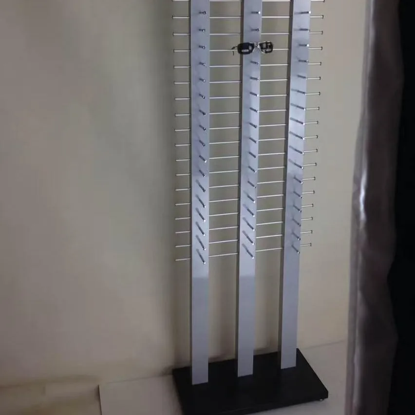 Manufacturer wholesale new floor-to-ceiling removable glasses display stand floor-to-ceiling display stand removable