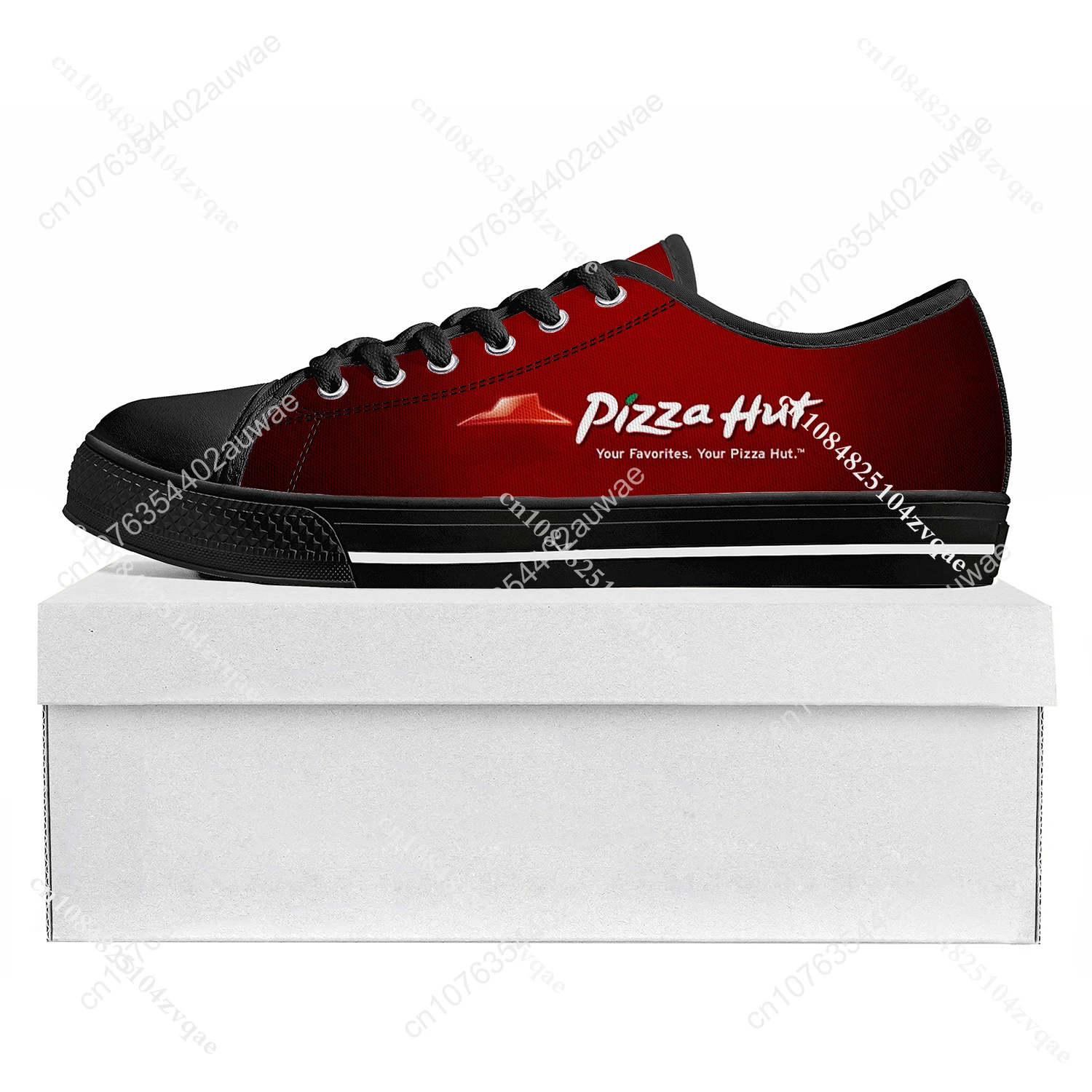 Pizza Pattern Hut Design Low Top High Quality Sneakers Mens Womens Teenager Tailor-made Shoe Canvas Sneaker Casual Couple Shoes