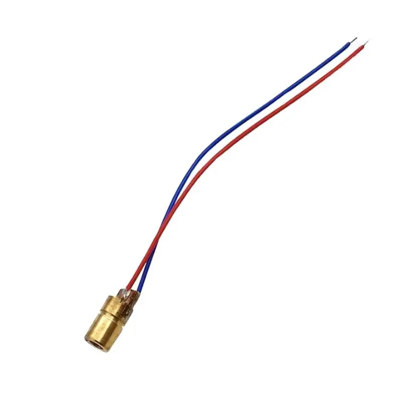 

5V Adjustable Tube Copper Head 6MM Outer Diameter Laser Diode Red Dot Module