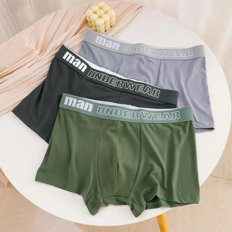 Men Panties Cotton Boxer Shorts Man Underwear For Men Boxers Breathable U Convex Male Underpants Sexy Plus Size Mens Shorts