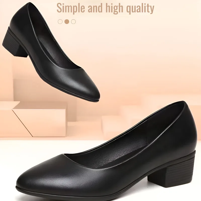 Zapatos profesionales cómodos, zapatos de trabajo, etiqueta formal, zapatos para entrevistas, zapatos de cuero pequeños para mujer