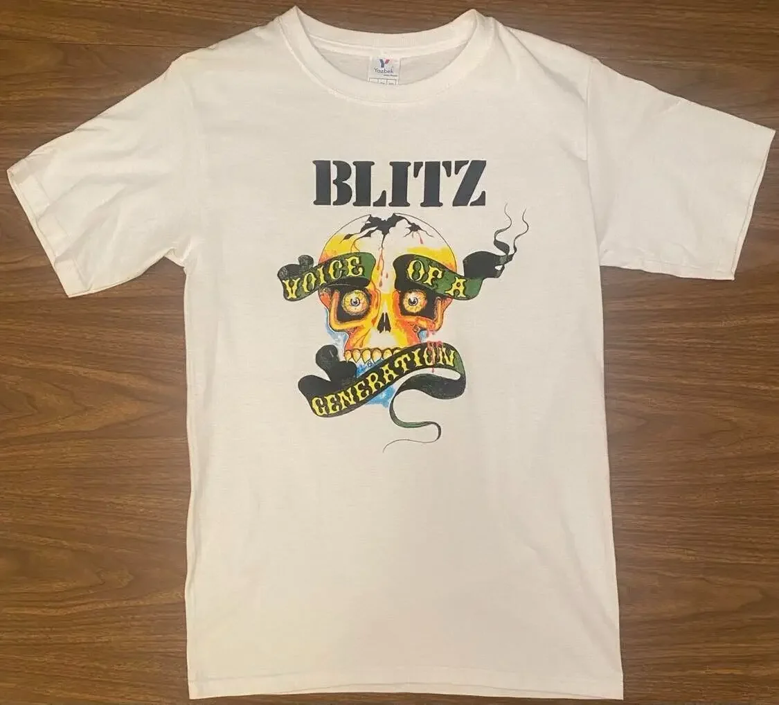 Blitz Voice Of A Generation T SHIRT oi street punk uk82 skinhead partisans attak long or short sleeves