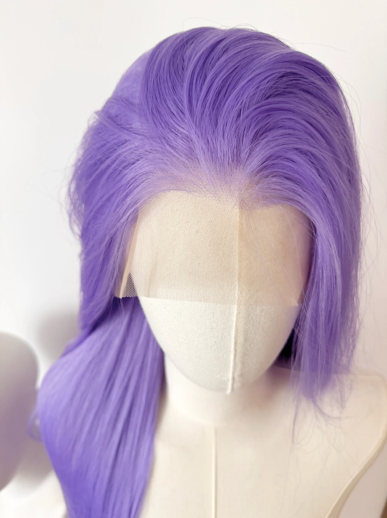 الخزامى الأرجواني الدانتيل الجبهة الباروكات طويل مستقيم 26 بوصة مقاومة للحرارة ضوء الأرجواني 13*4 الاصطناعية الدانتيل شعر مستعار أمامي تأثيري يوميا