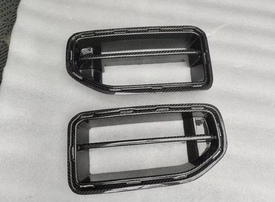 OEM Dry Carbon Fiber Car Front Grilles for 2023-2024 BMW G87 M2 MP Front Bumper Grill