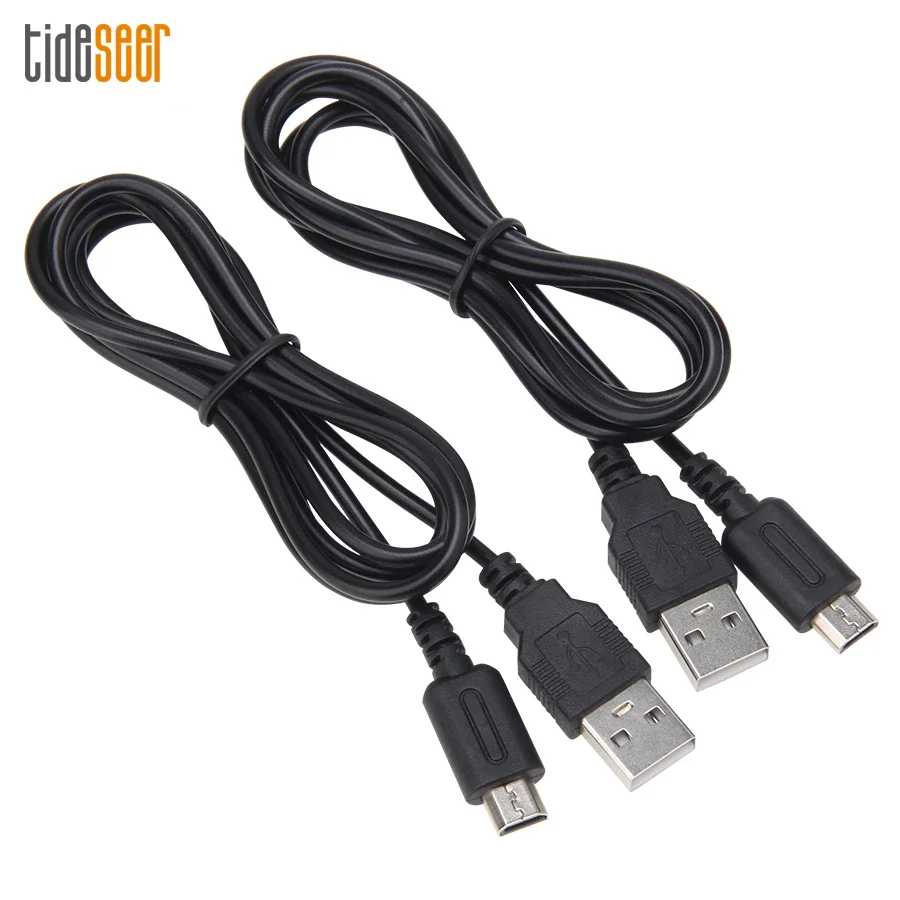 100pcs Black 1.2m USB Data Power Charger Charging Cable Lead Wire Adapter Cord For Nintendo DS Lite NDSL DSL