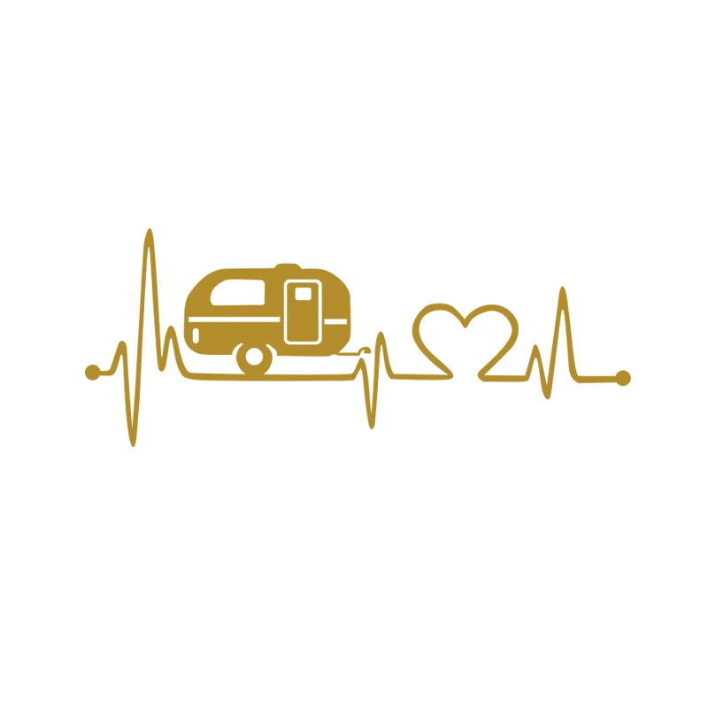 Camping Car Sticker Camper Caravan Sticker Camper Camping Heart Tattoo Window Laptop Decor Choose