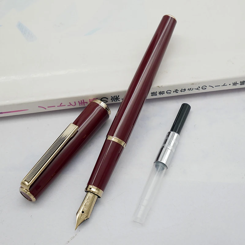 

YIHAN SAILOR 1911, черная перьевая ручка в стиле ретро с иридиевым зажимом F, 0,5 мм, японская высококачественная канцелярская ручка для письма, офисная ручка для каллиграфии