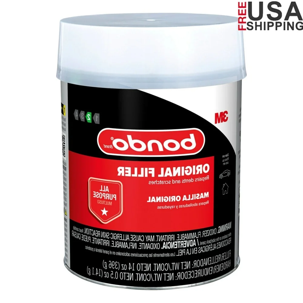 

Универсальный наполнитель для тела Быстроотверждаемый, неусадочный, двухкомпонентный, формула для вмятин, царапины, металл, бетон, гладкое применение, 14 каналов унции