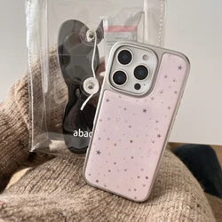 Cute Little Star phone case New pink for iPhone 17 17Pro 17Promax 16 16pro 16Promax 15 15pro 15Promax 14 14pro 14Promax 13