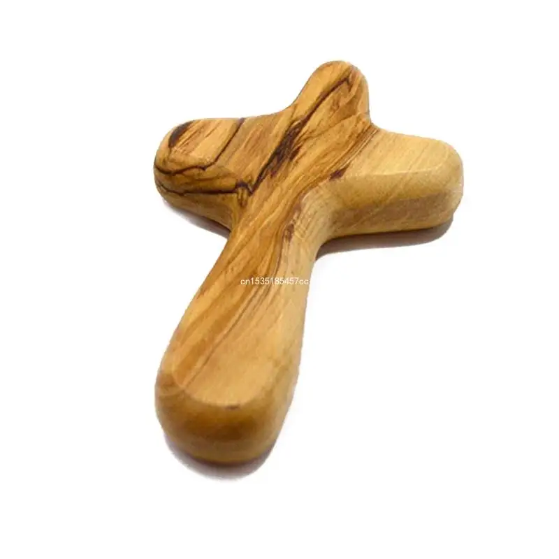 Fine Prayer Comfort for Cross Wooden for Cross for Palm Size Christian Gift for Dropship