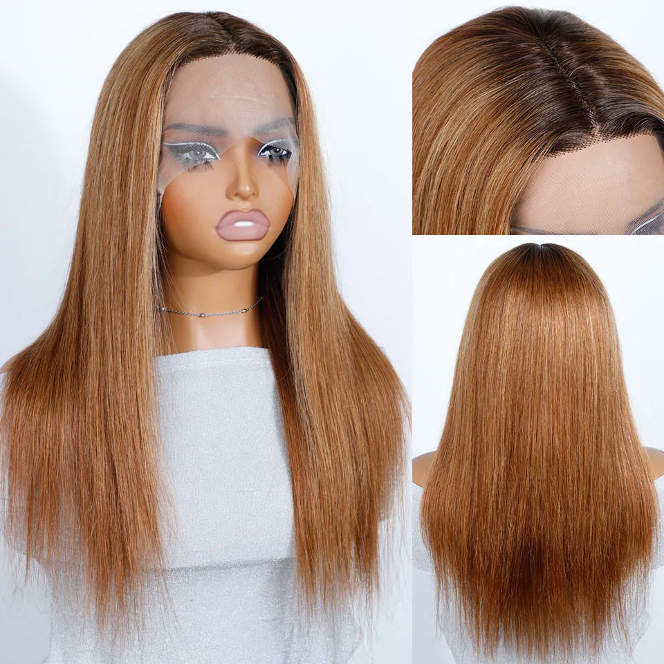 Рисунок 2 - Ombre Brown Bone Straight Wig 13x1