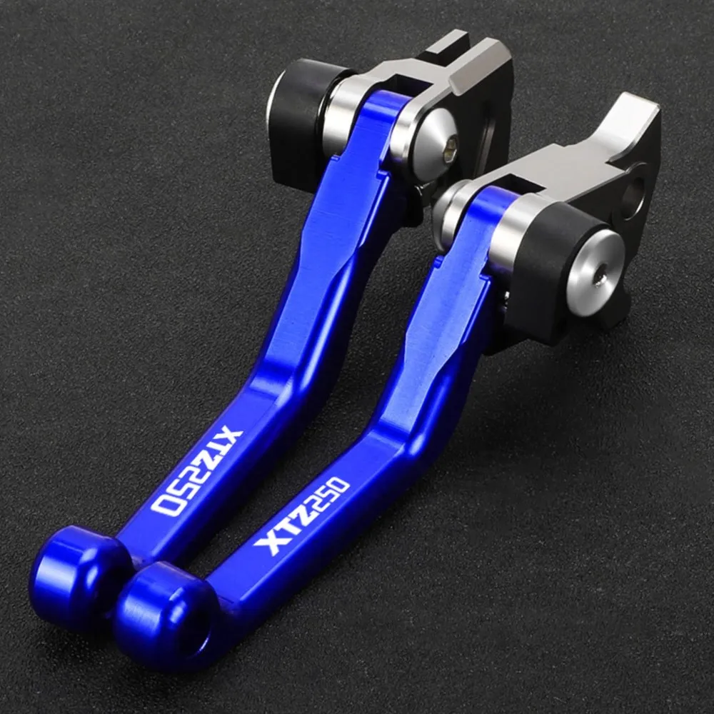 

Motocross Aluminum Alloy Folding Pivot Brake Clutch Levers Handle For YAMAHA XTZ250 2006 - 2015 2016 2017 Off-Road Pit Dirt Bike