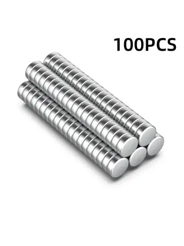100 Adet 6x2mm Güçlü Yuvarlak Mıknatıs Buzdolabı, DIY, İnşaat, Bilim, El Sanatları, Eğitim için