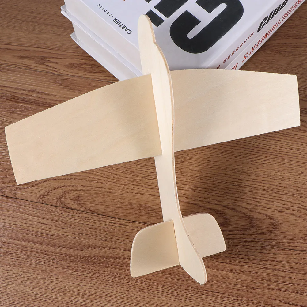 

Набор из 6 деревянных самолетов для сборки с гладкими закругленными краями, игрушки для детей, для занятий в классе, творчества, вечеринок, рисования