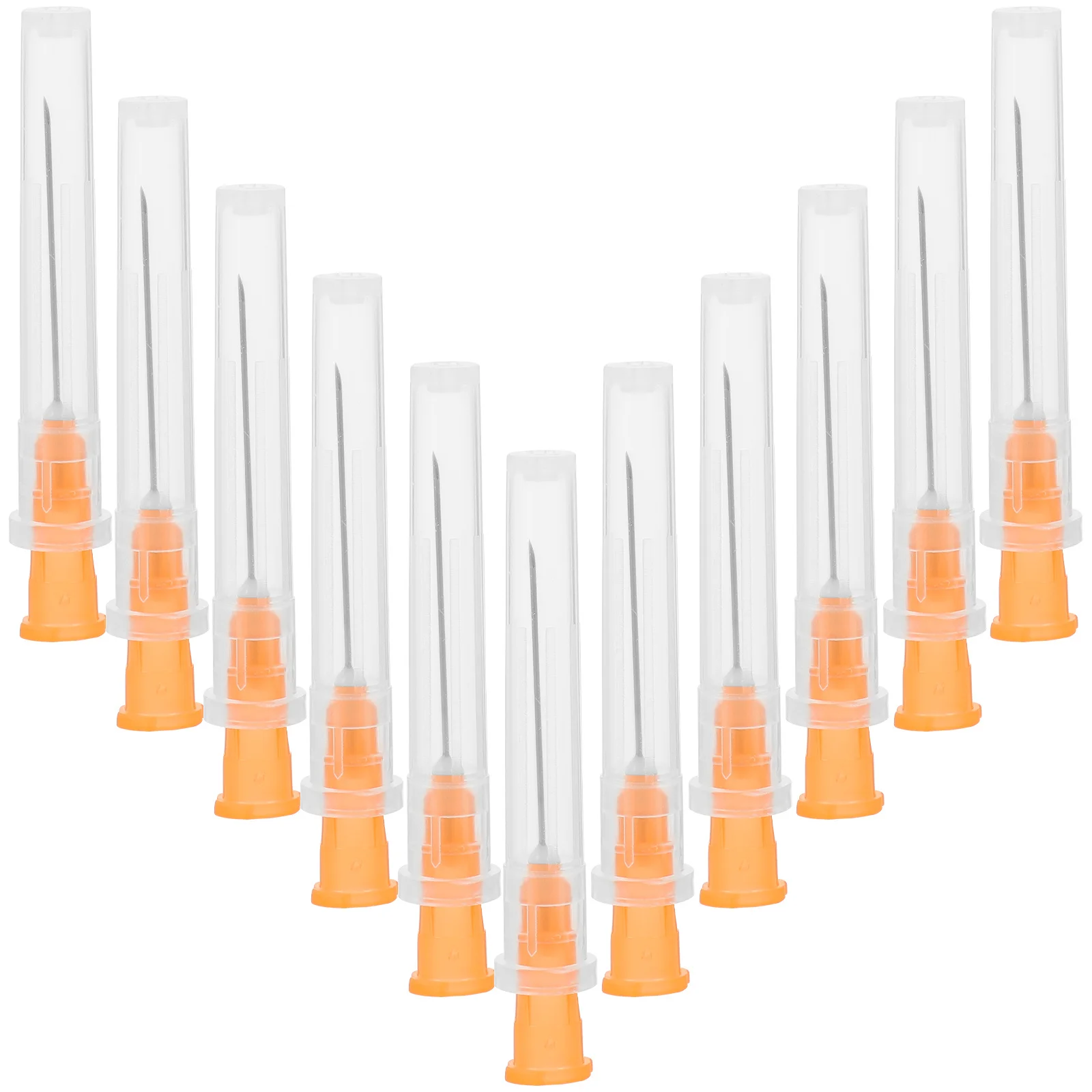 100Pcs Syringe Tip Dispensing Needles Laboratory Use 25 Gauge 1 Inch Injection Needles 25G 1 Inch Needle Dispensing Needle