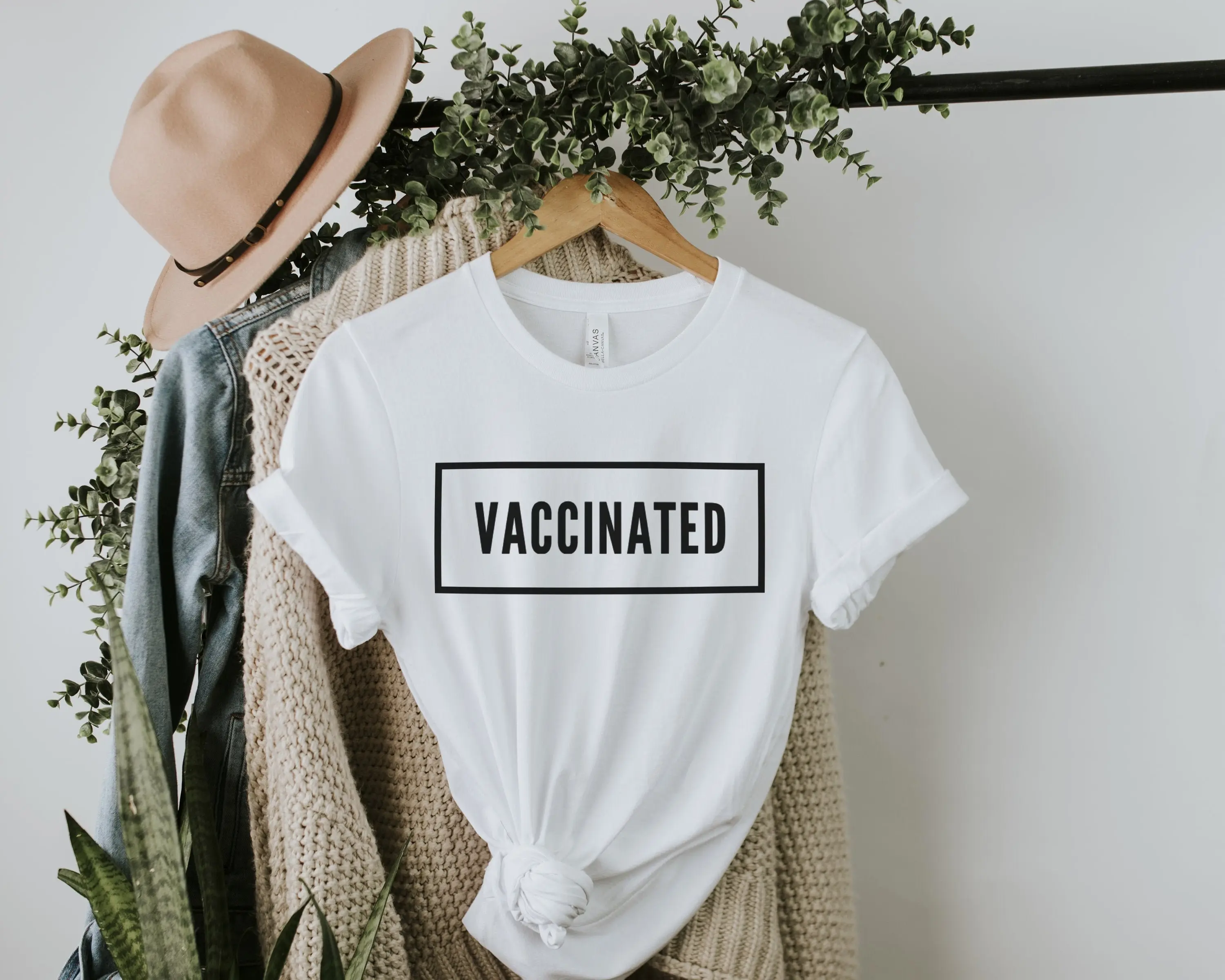 VACCINATED Vaccine T Shirt Moderna Pfizer Men's or Women's