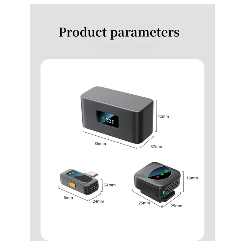 ไมโครโฟนไร้สายแบบหนีบปกเสื้อ ABZZ,360 °   การรับสัญญาณแบบรอบทิศทางและการลดเสียงรบกวนอัจฉริยะ แบบเสียบแล้วใช้งานได้ทันทีสำหรับพีซี/สำหรับไอโอเอส/สำหรับแอนดรอย