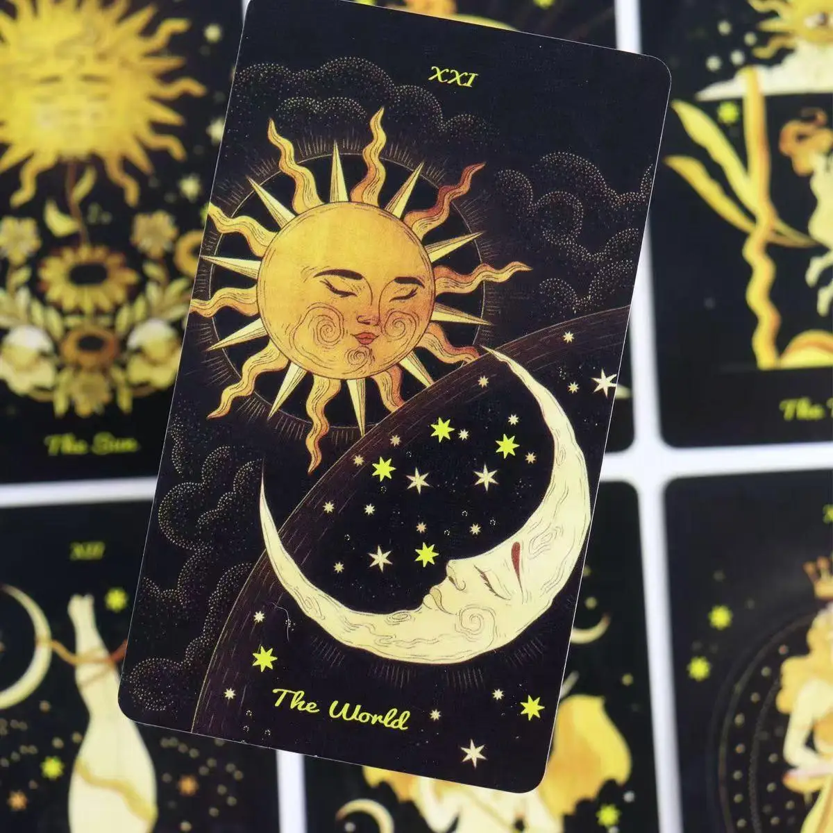 10.3*6cm Aurora Tarot Let Stars Guide Journey As You Explore The Traditions of A Marseille Tarot Deck 78 Pcs Tarot Cards