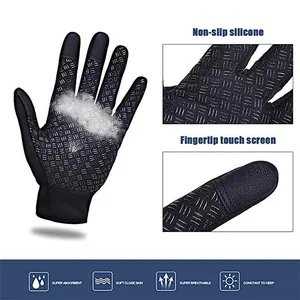 Touchscreen zipper gloves for men, waterproof, windproof, hot, snowboard, driving, cold, winter 6 Main Sales Table of Cold Table - №1
