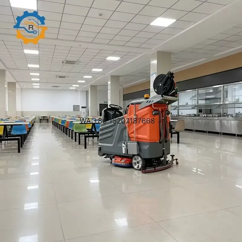 Wmwmnu for ROD Hot Sale 2026 Multi Function Ride On Sweeper Scrubber Cleaning Equipment for Hotel Supermarket Garage Floor