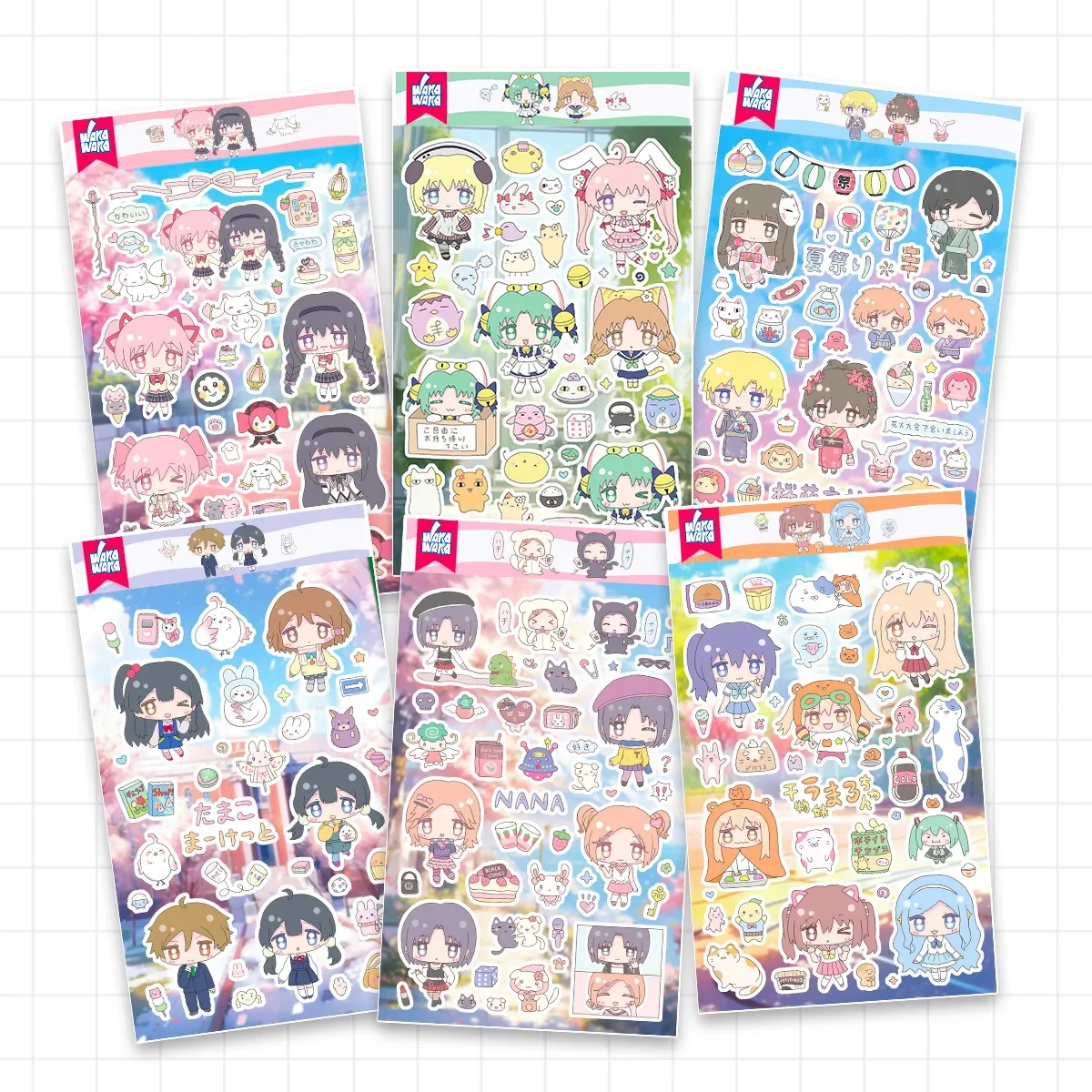 Fantasy Girl Series Karakterstickers Diy Leuke Collage