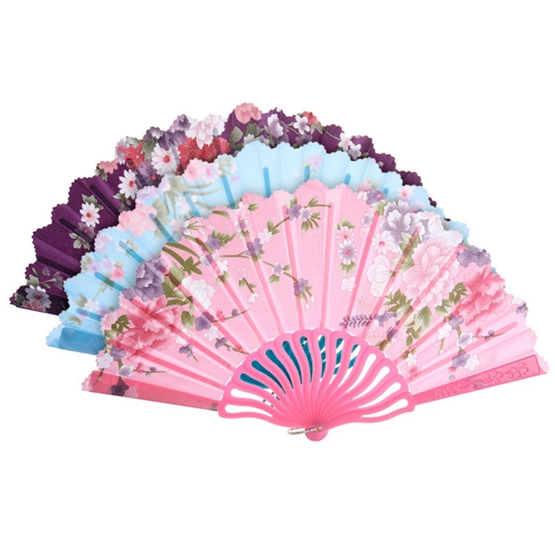 Stage  Performance Prop Folding Fan For Dance Wedding Decoration Portable Exquisite Wall Ornament