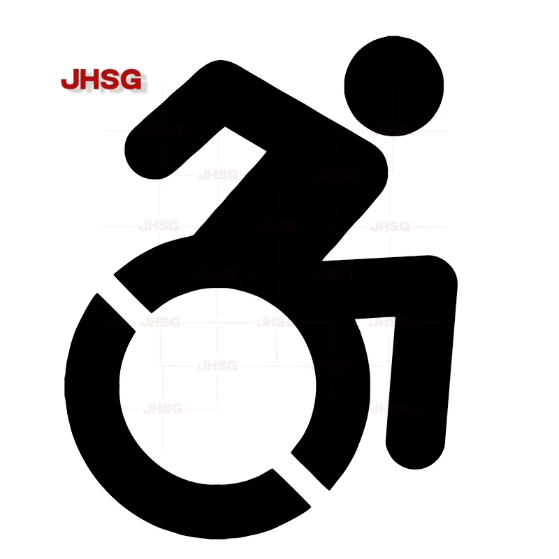 

New Disabled Symbol Vinyl Sticker Sticker Wheelchair - Customizable Vinyl Sticker