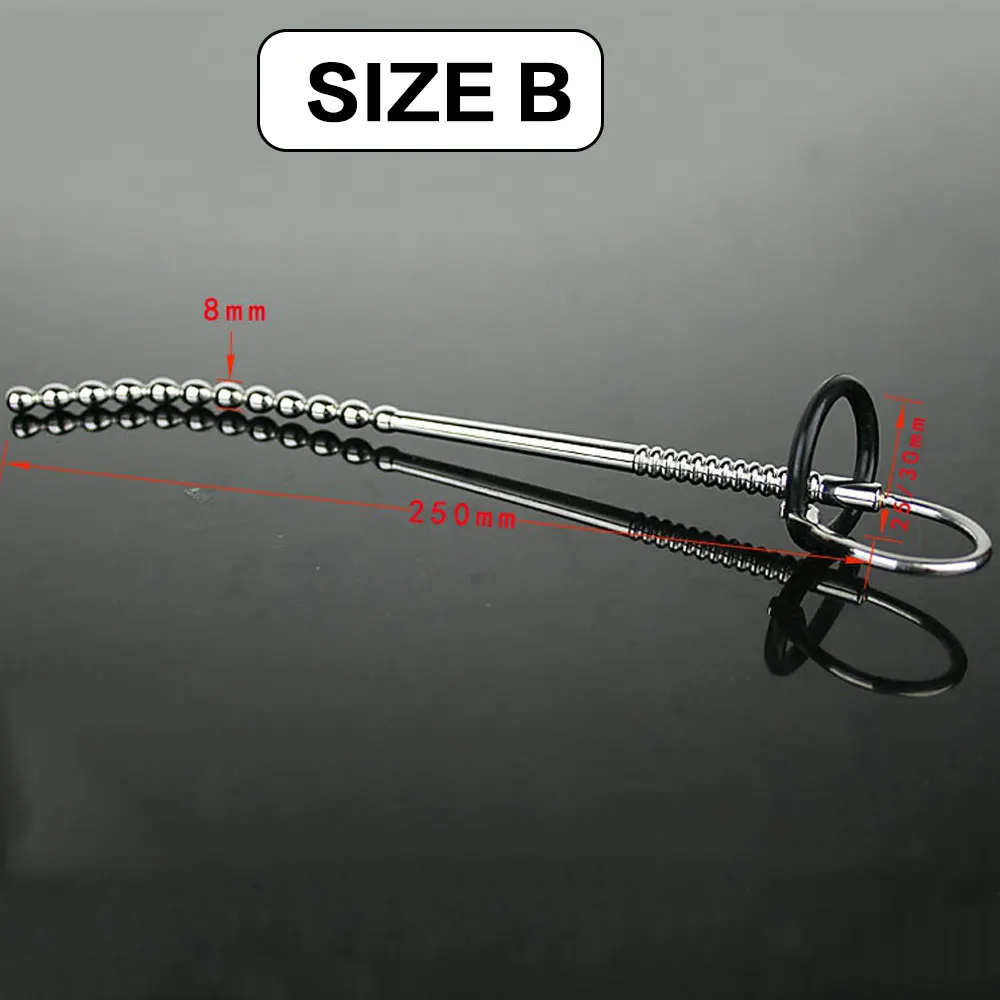 WAKEWAY Male Urethral Sound Penis Plug Probe Catheter Prince Wand Male Hands Free Masturbator Ball Stretcher Sex Toy For Man New