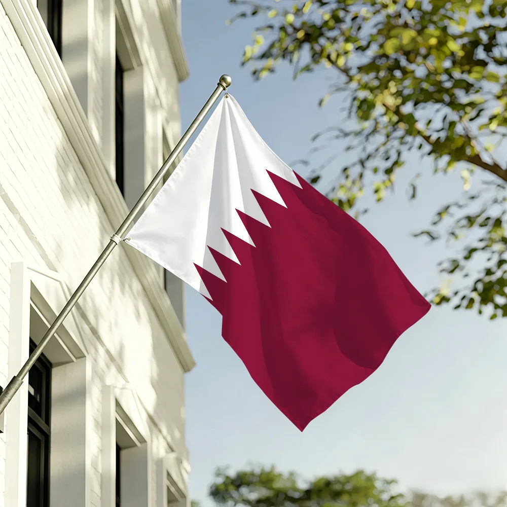 Home Decor Qatar - Ulus Katar Eyaleti bayrağı Oturma Odası
