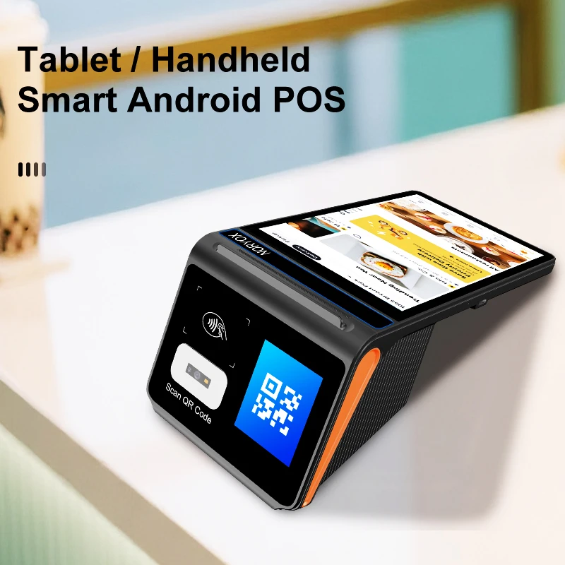 

NORYOX NB80T 8-Inch Android 14 GMS Tablet with Touch Screen 80 mm Receipt Thermal Printer 2D Infrared Scanner NFC Mobile POS