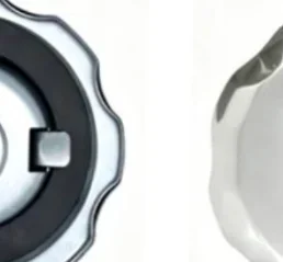 2 Pack S'ilver Metal Fuel Tank Cap 72mm With Vent Hole For Honda For GX120 For CT200U BT200X M'ini Bike Go K'art Engine Part
