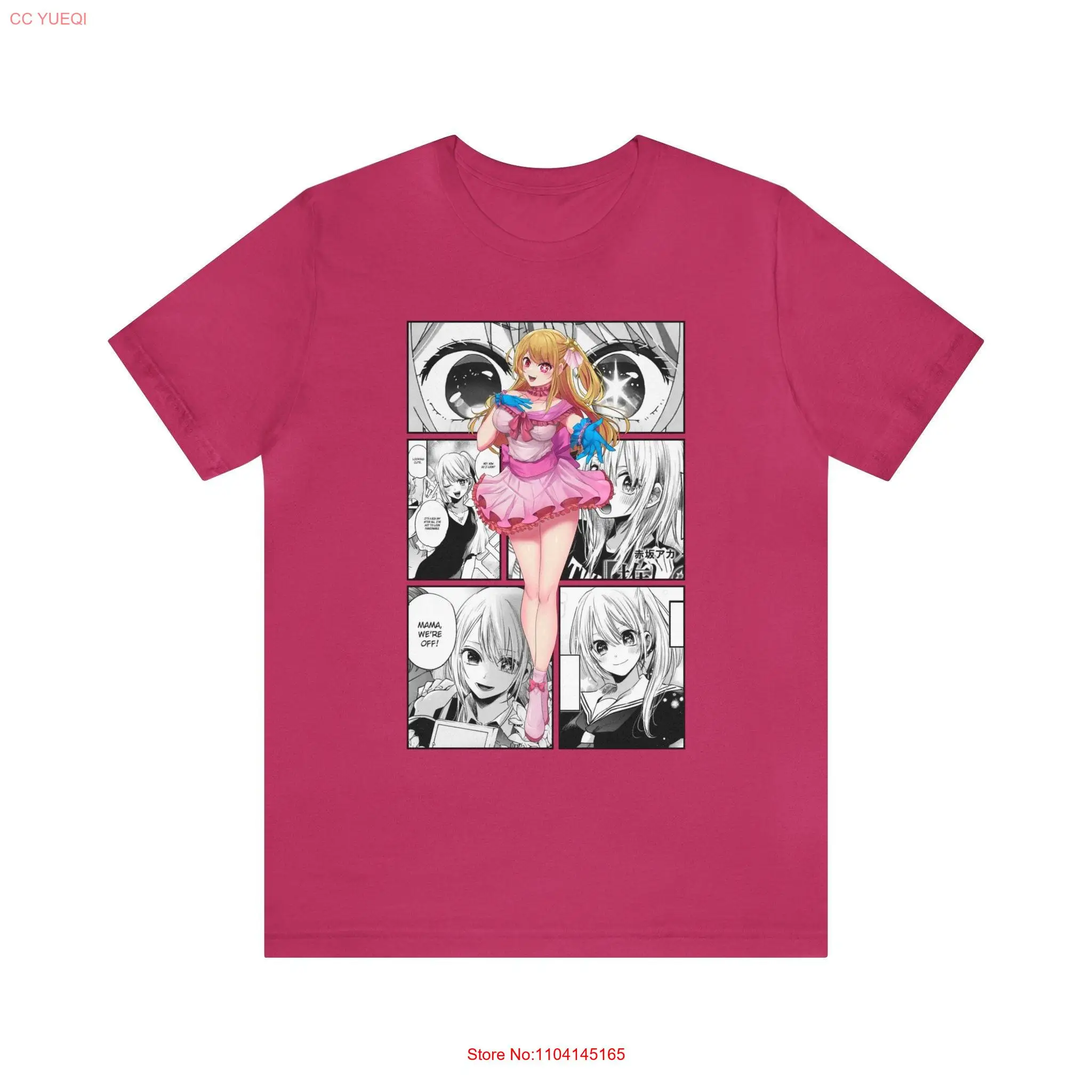 Ruby Hoshino T Shirt V2 long or short sleeves