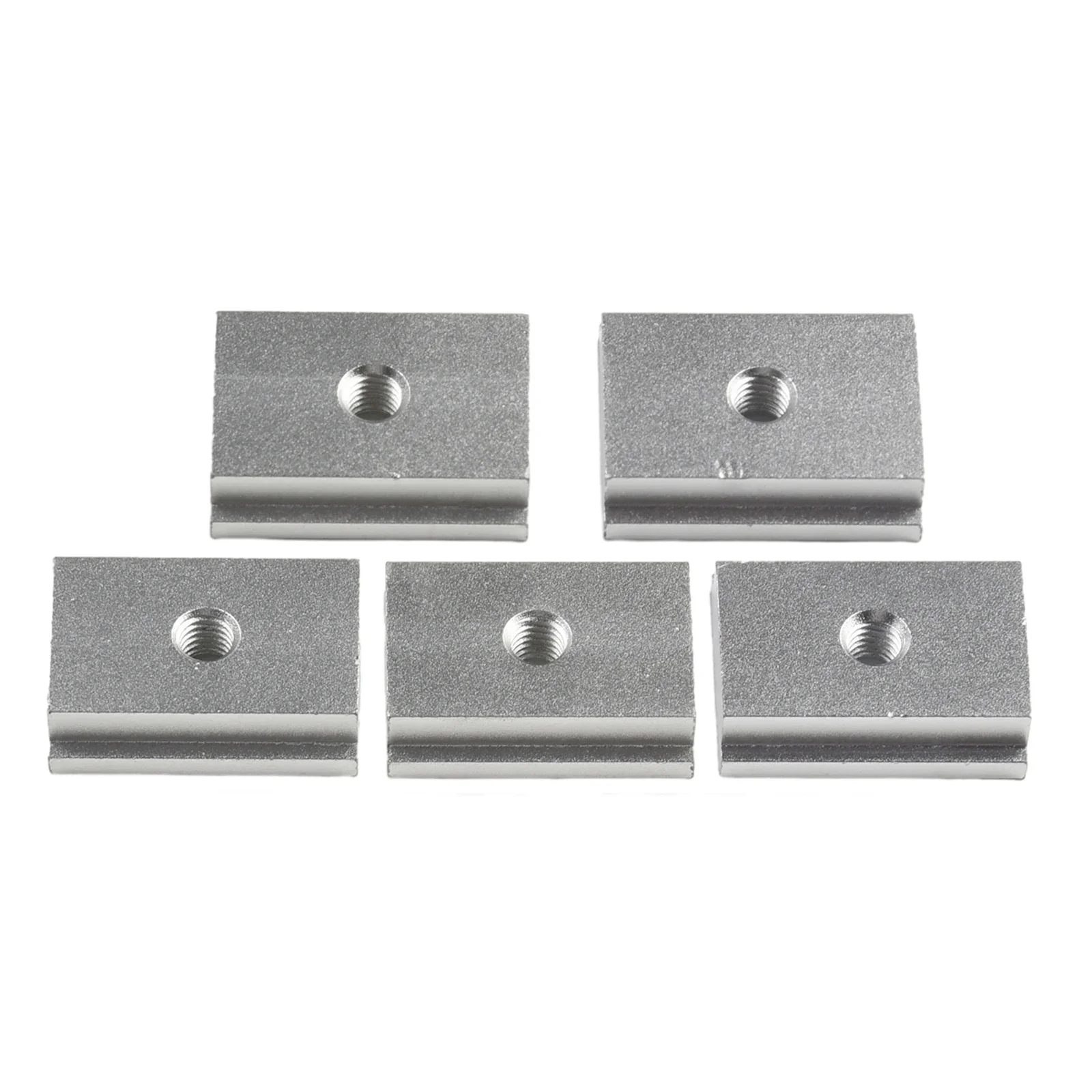 

T Slot Nut Woodworking Tool Fastener High Performance 5PCS T track Slider Aluminum Alloy Nuts for Woodworking (M6/M8)