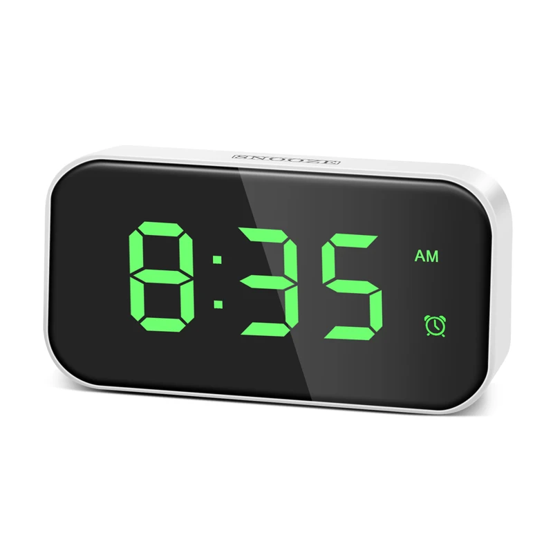 

LED Alarm Clock Digital Desk Clock Electronic Clock USB Chargers Snooze Function Clock Home Decor